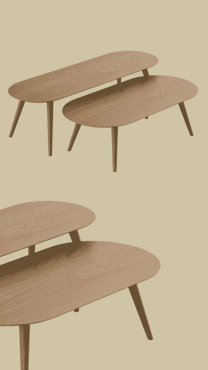 Mesa de apoio Ciclo Retangular