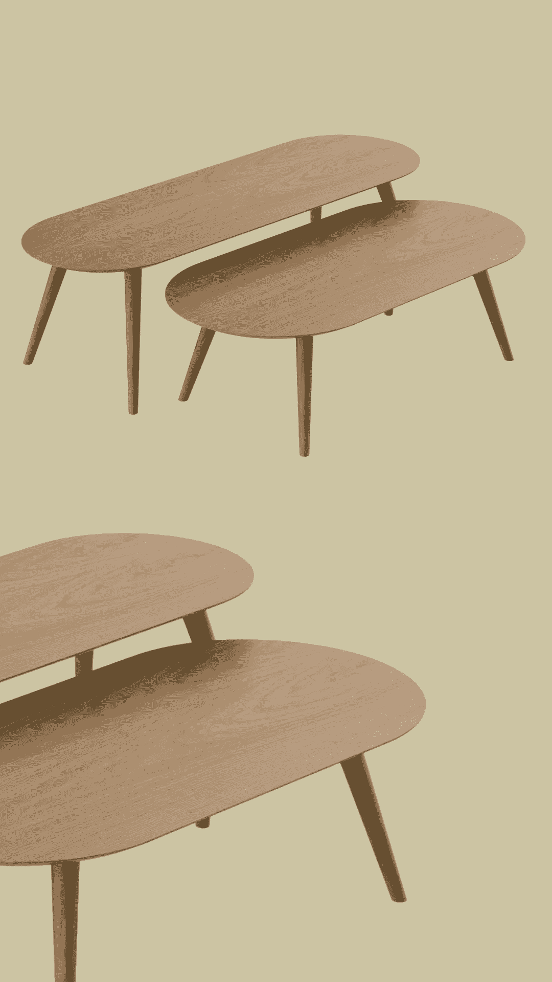 Mesa de apoio Ciclo Retangular